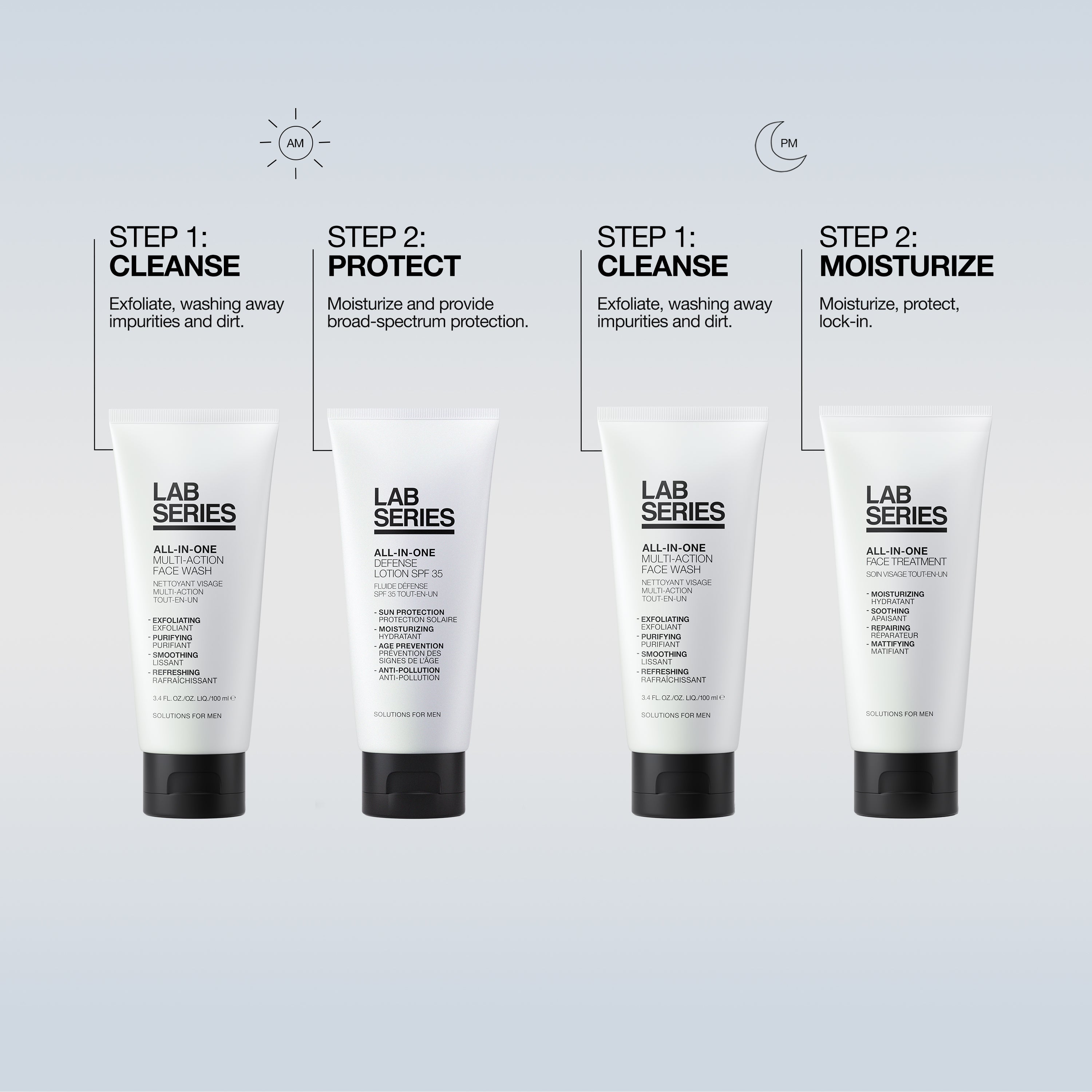 All-In-One Face Wash & SPF 35 Moisturizer Duo