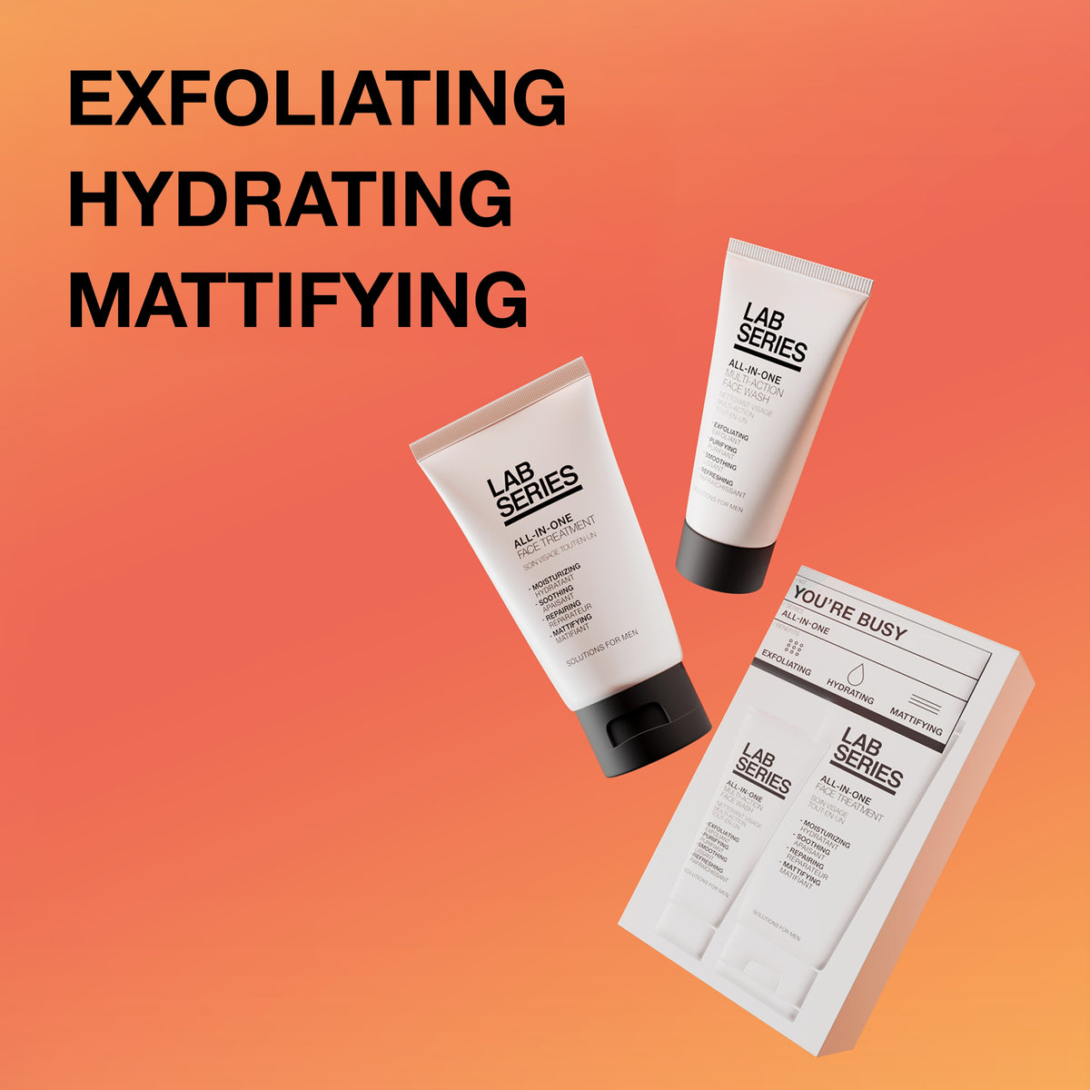 All-In-One You're Busy 2-Step Men's Skincare Set