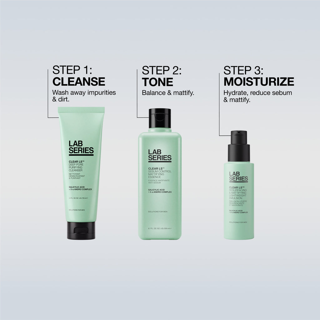 Clear LS Let's Clear Things Up Men's Skincare Set