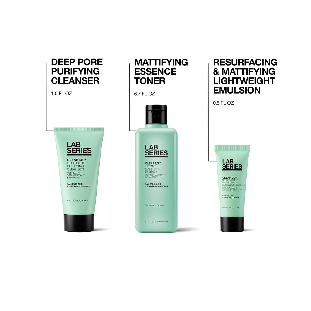 Clear LS Let's Clear Things Up Men's Skincare Set, Alt