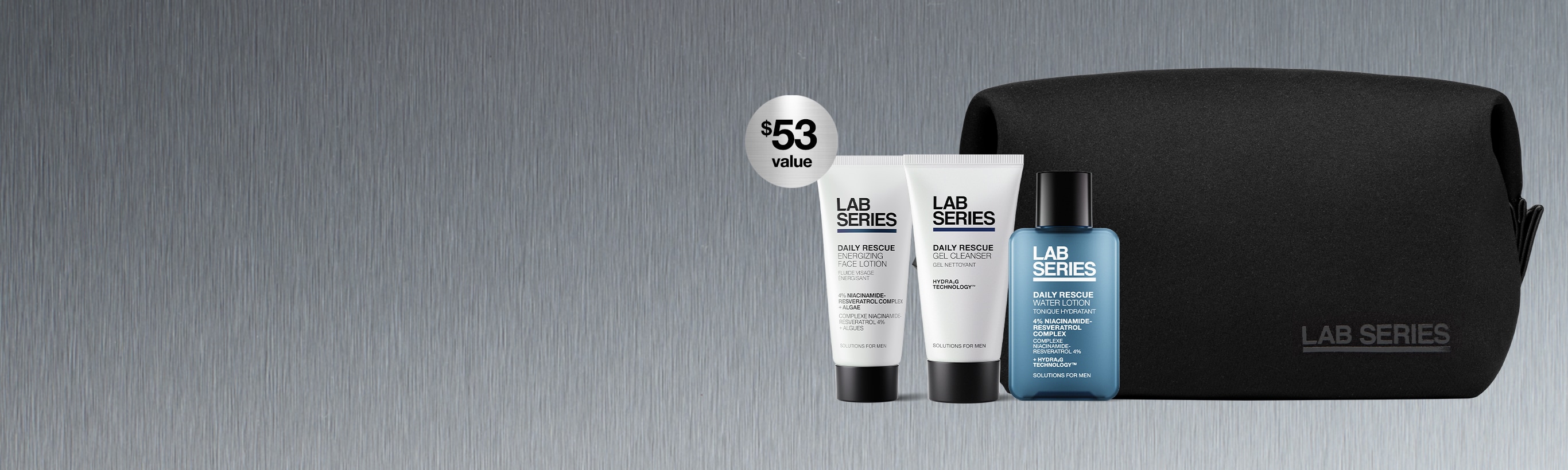 25% off orders plus free 4-piece travel set on orders $75+
